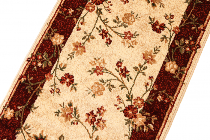 Set 3 Covoare Lotos 551-120, Crem / Rosu: 2 buc. 60x110 cm, 1 buc. 160x230 cm. [9]