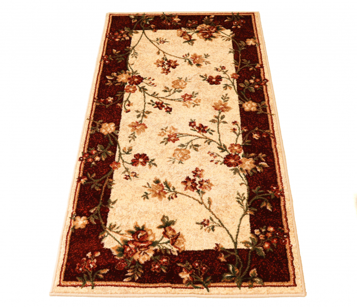 Set 3 Covoare Lotos 551-120, Crem / Rosu: 2 buc. 60x110 cm, 1 buc. 160x230 cm. [5]