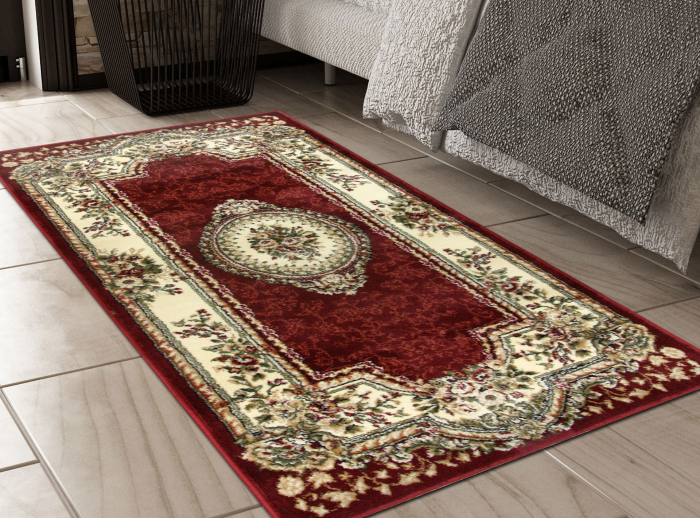Set 3 Covoare Lotos 571, Rosu: 2 buc. 80x150 cm, 1 buc. 200x300 cm. [4]