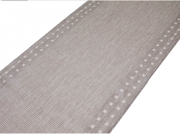 Traversa Antiderapanta Flex, 1963, Bej Alb, Latime 100 cm, Diverse Lungimi [3]