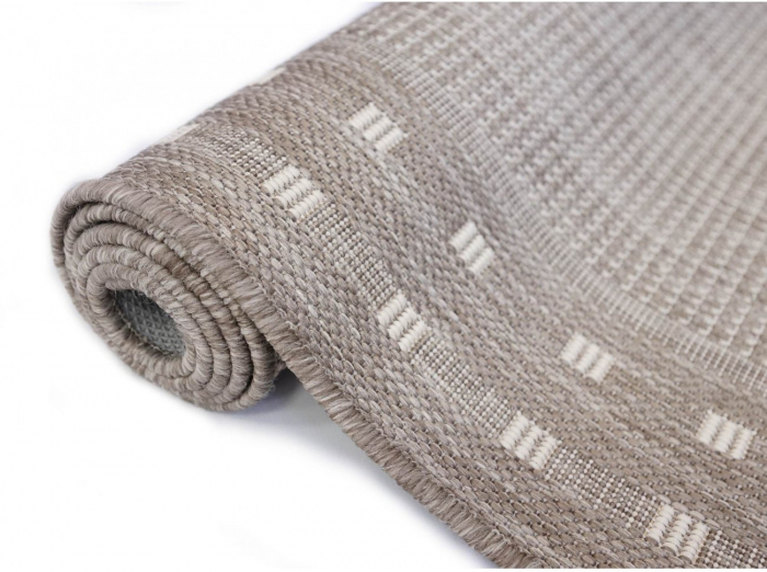 Traversa Antiderapanta Flex, 1963, Bej Alb, Latime 100 cm, Diverse Lungimi [2]