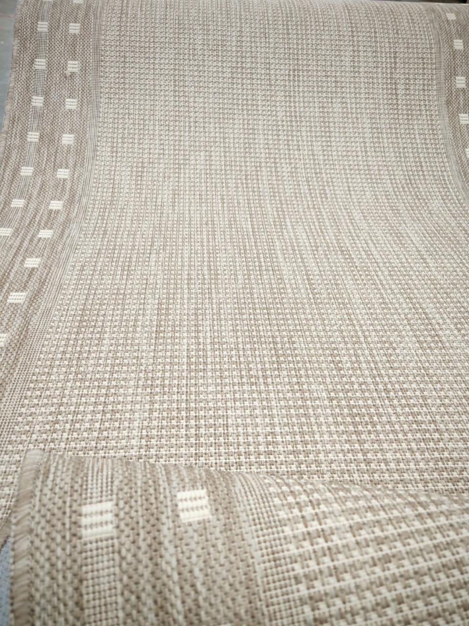 Traversa Antiderapanta Flex, 1963, Bej Alb, Latime 100 cm, Diverse Lungimi [5]
