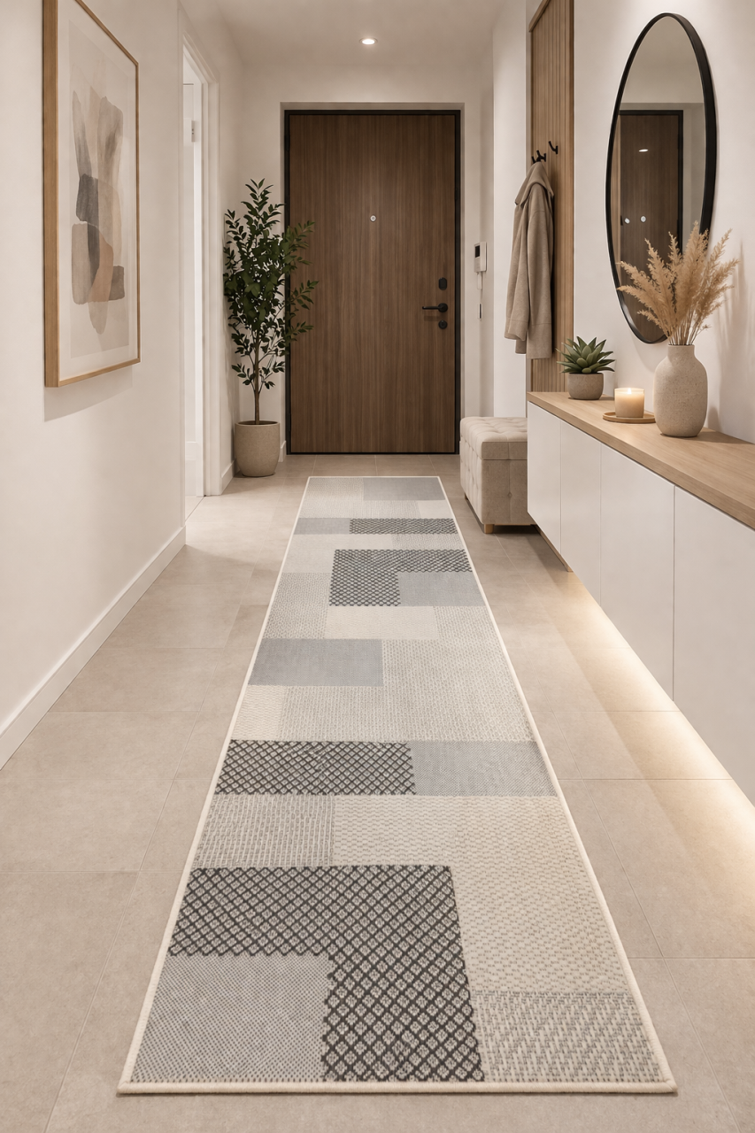 Traversa Antiderapanta Flex, 19645, Bej, Latime 100 cm, Diverse Lungimi [2]