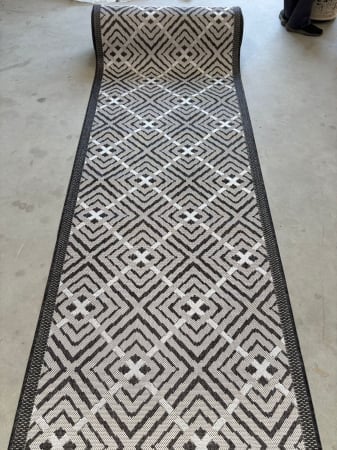 Traversa Antiderapanta Flex, 19655, Gri, Latime 67 cm, Diverse Lungimi [1]