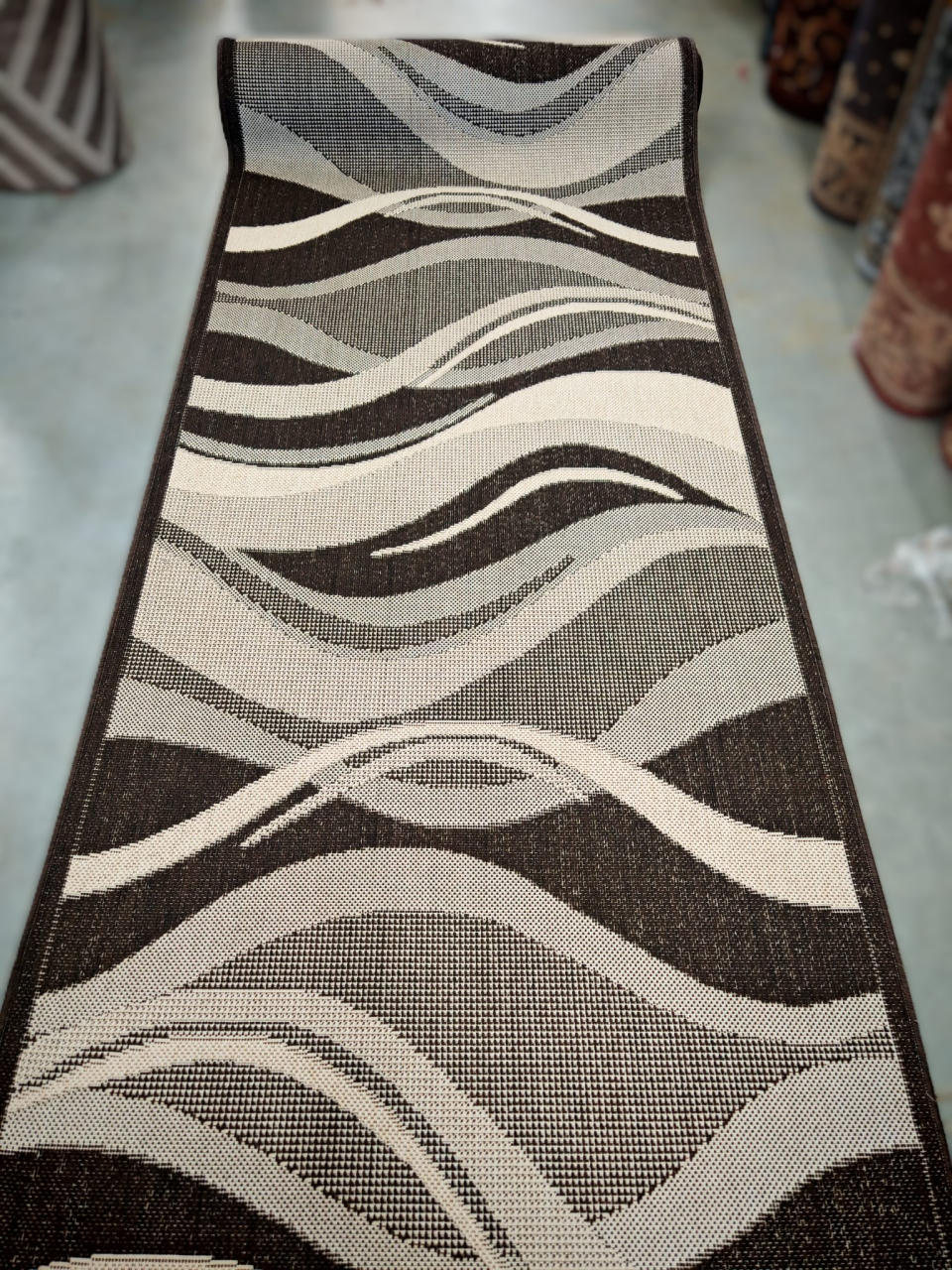 Traversa Antiderapanta Flex, 19657, Maro,  Latime 100 cm, Diverse Lungimi [2]