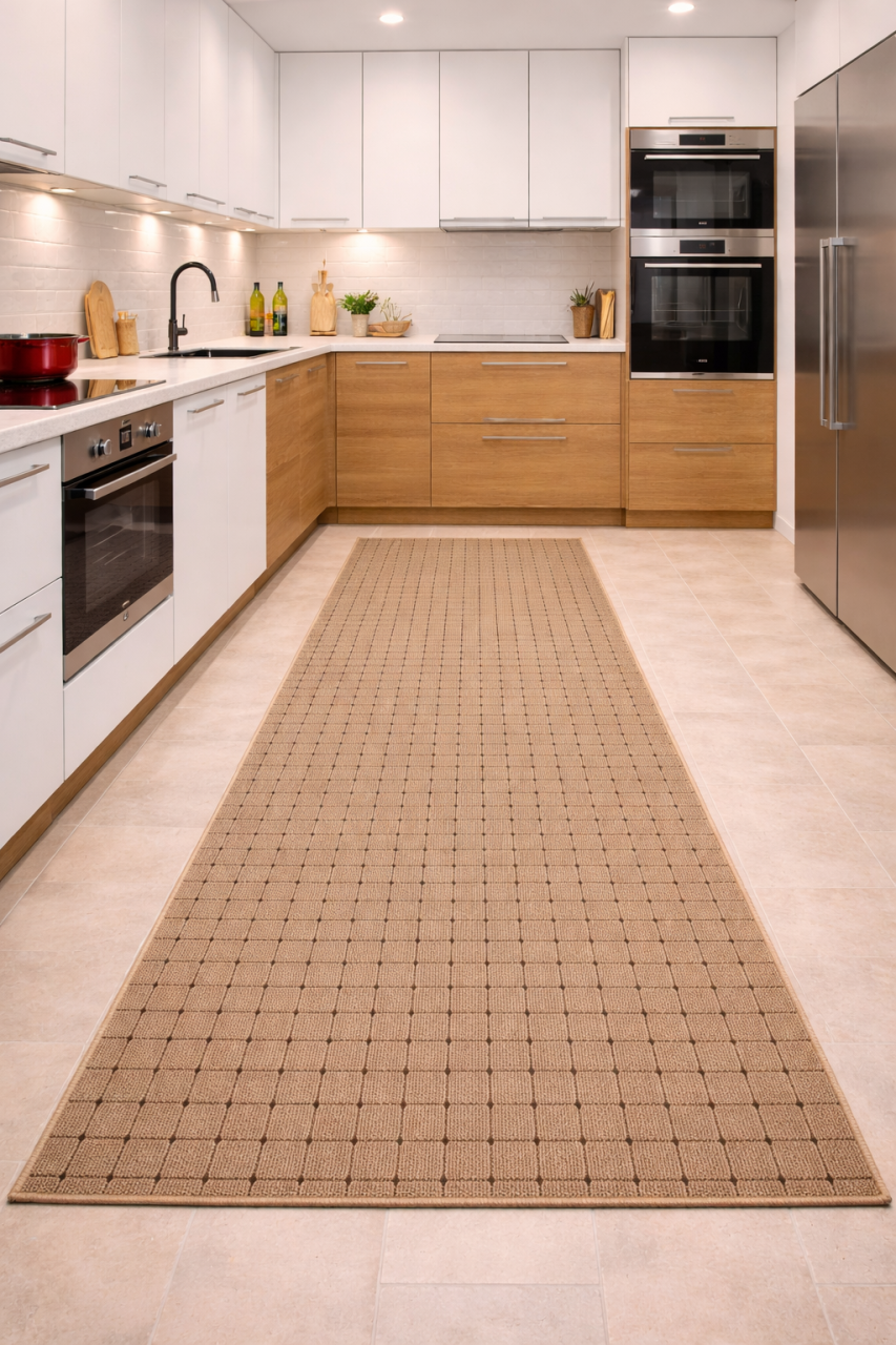 Traversa Antiderapanta, Stanford, Bej, Latime 80 cm, Diverse Lungimi [2]