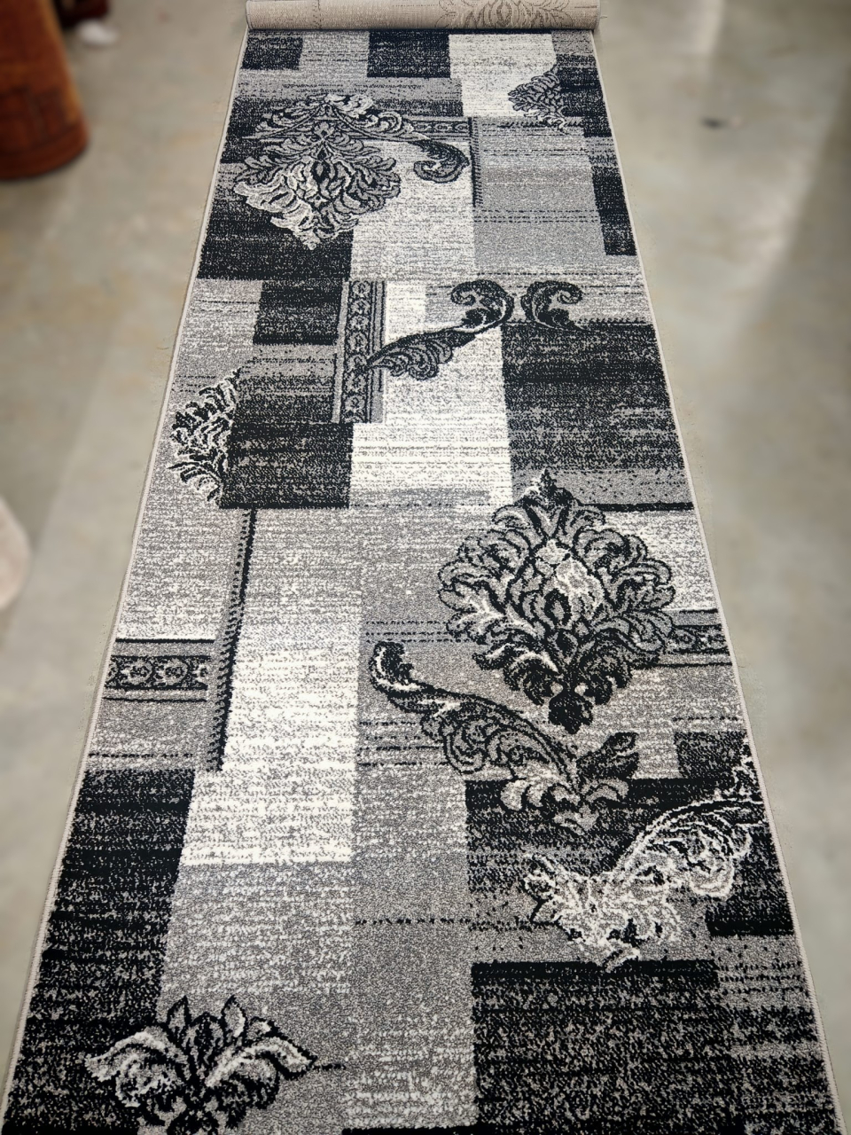 Traversa Covor, Cappuccino 16009, Gri, Latime 120 cm, Diverse Lungimi, 1700 gr/mp [2]