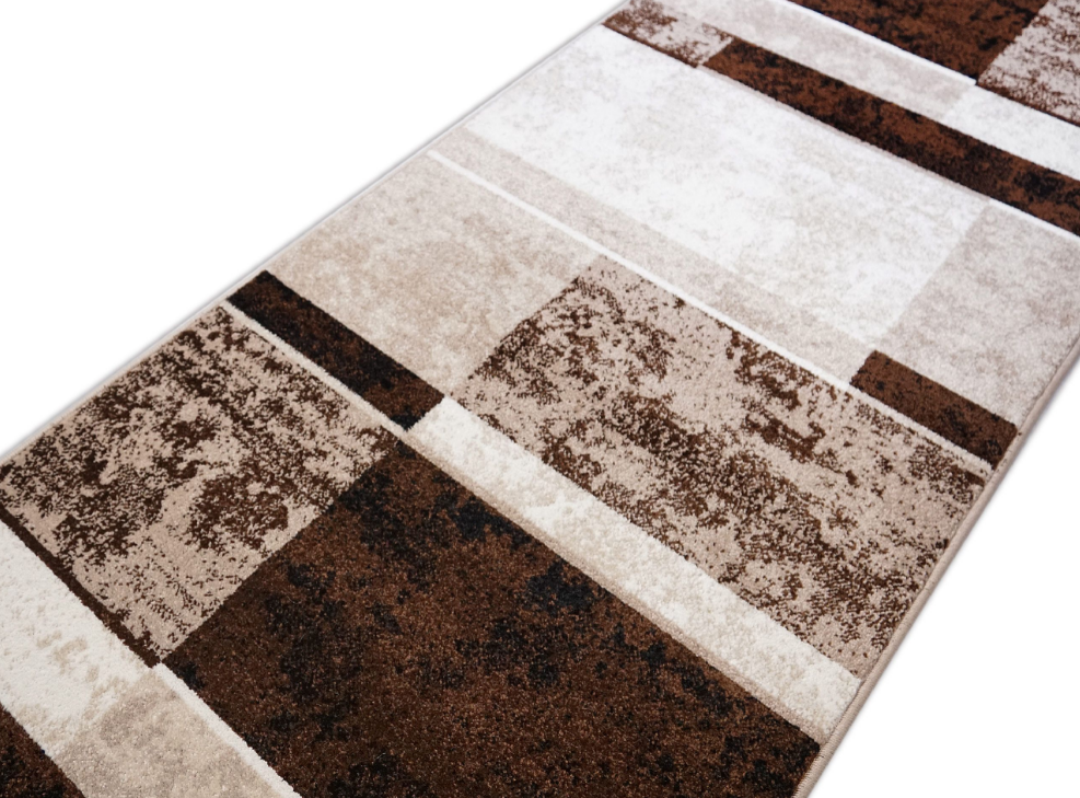 Traversa Covor, Cappuccino 16016, Crem / Maro, Latime 100 cm, Diverse Lungimi, 1700 gr/mp [4]