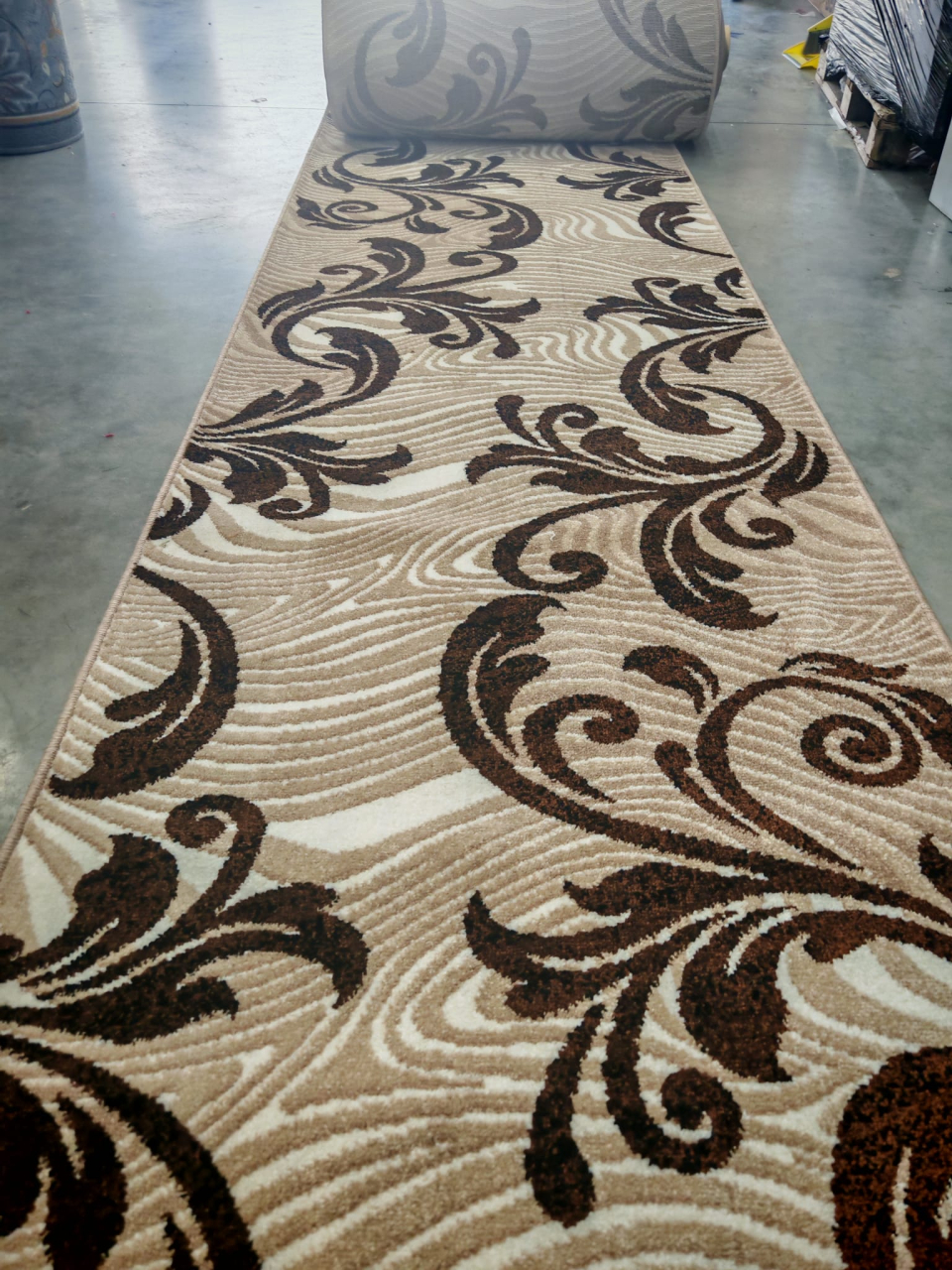 Traversa Covor, Cappuccino 16025, Bej / Maro, Latime 100 cm, Diverse Lungimi, 1700 gr/mp [2]