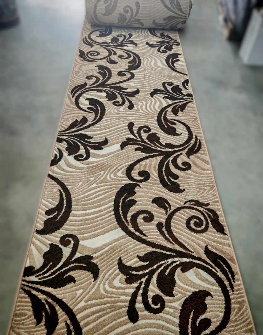 Traversa Covor, Cappuccino 16025, Bej / Maro, Latime 100 cm, Diverse Lungimi, 1700 gr/mp [3]