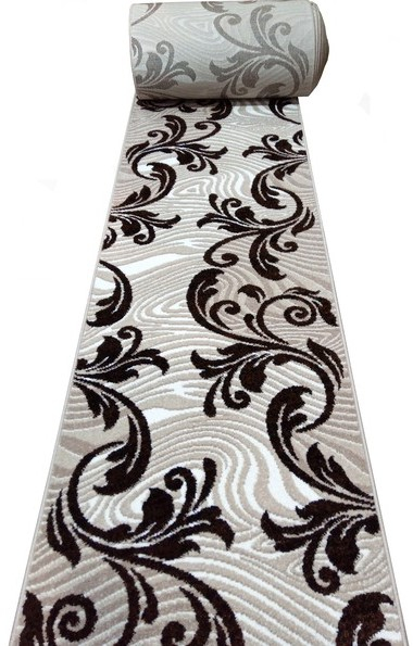 Traversa Covor, Cappuccino 16025, Bej / Maro, Latime 100 cm, Diverse Lungimi, 1700 gr/mp [2]