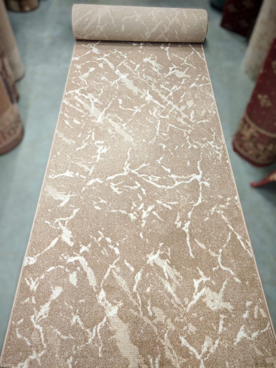 Traversa Covor, Cappuccino 16132, Crem, Latime 120 cm, Diverse Lungimi, 1700 gr/mp [2]