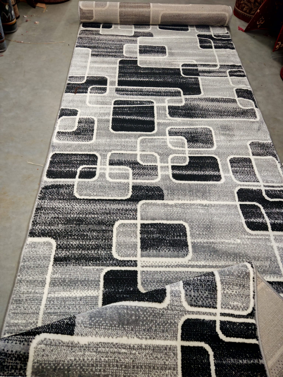 Traversa Covor, Cappuccino 16402, Gri, Latime 100 cm, Diverse Lungimi, 1700 gr/mp [3]