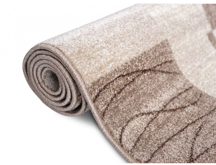 Traversa Covor, Daffi 13068, Bej / Maro, Latime 200 cm, Diverse Lungimi, 1700 gr/mp [4]