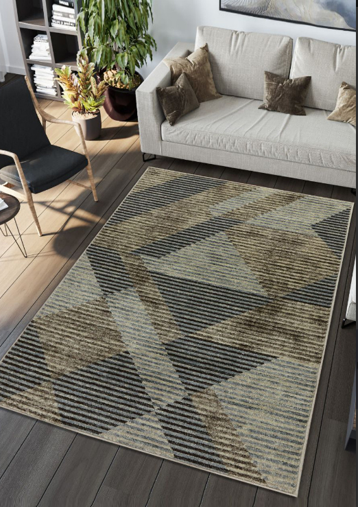 Traversa Covor, Daffi 13126, Bej / Maro, Latime 120 cm, Diverse Lungimi, 1700 gr/mp [2]