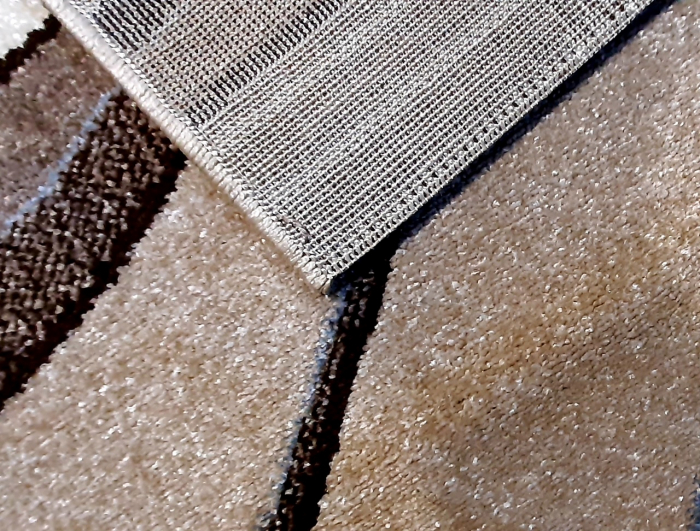 Traversa Covor, Daffi 13001, Bej / Maro, Latime 120 cm, Diverse Lungimi, 1700 gr/mp [6]