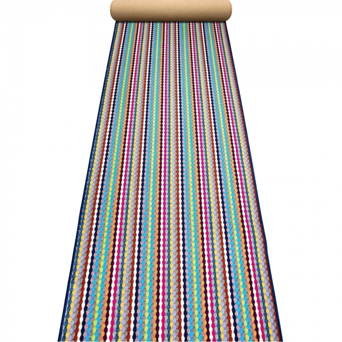 Traversa Antiderapanta, Jolly, Multicolor, Latime 67 cm, Diverse Lungimi [5]