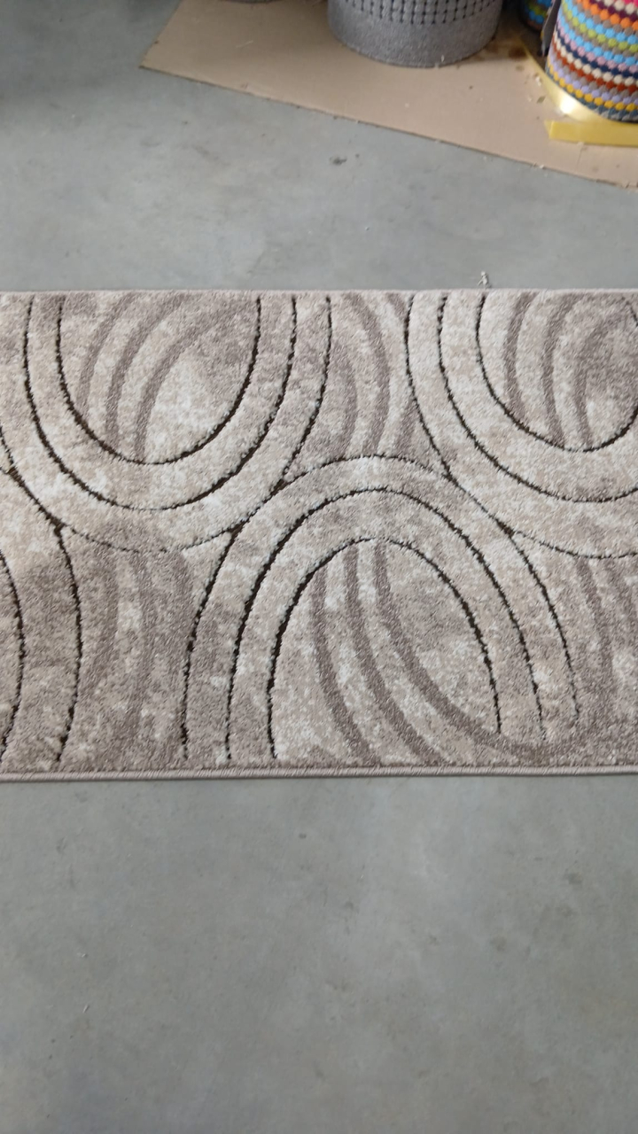 Traversa Covor, Fashion 32006, Bej / Maro, Latime 60 cm, Diverse Lungimi [4]