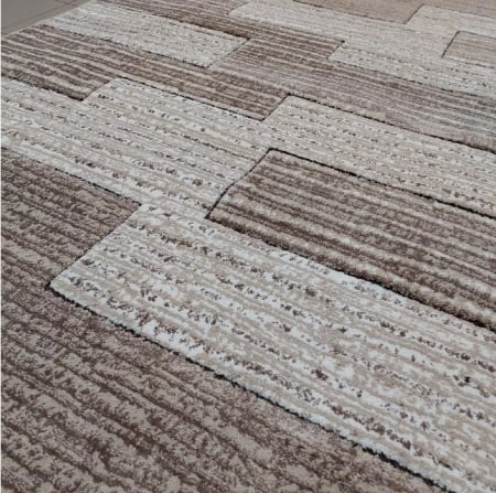 Traversa Covor, Fashion 32002, Bej / Maro, Latime 80 cm, Diverse Lungimi [9]