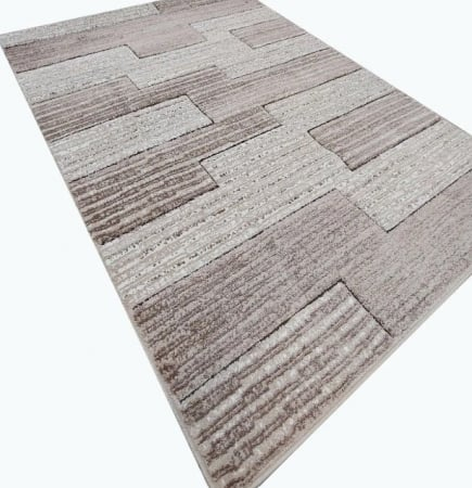 Traversa Covor, Fashion 32002, Bej / Maro, Latime 80 cm, Diverse Lungimi [6]