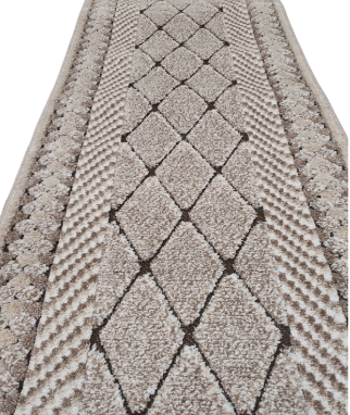 Traversa Covor, Fashion 32009, Crem/Maro, Latime 100 cm , Diverse Lungimi [2]