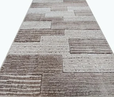 Traversa Covor, Fashion 32002, Bej / Maro, Latime 120 cm, Diverse Lungimi [6]