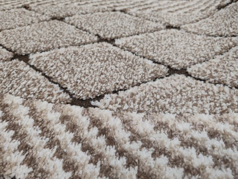 Traversa Covor, Fashion 32009, Crem/Maro, Latime 80 cm , Diverse Lungimi [4]