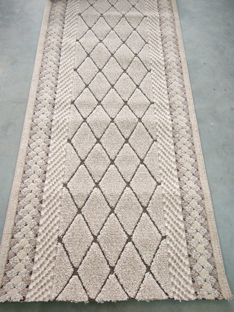 Traversa Covor, Fashion 32009, Crem/Maro, Latime 80 cm , Diverse Lungimi [10]