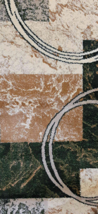 Traversa Covor, Lotos 15001, Verde, Latime 120 cm, Diferite Lungimi, 1800 gr/mp [4]