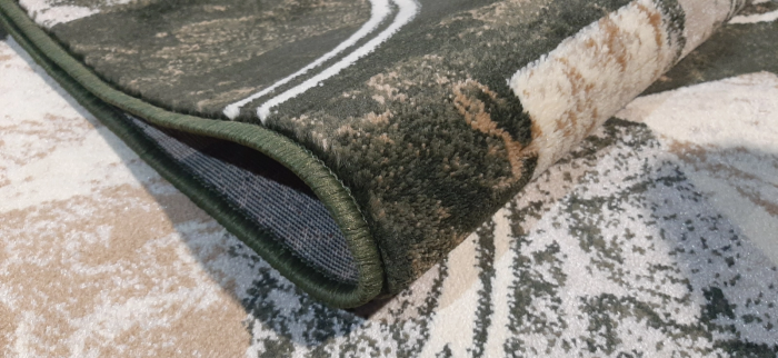 Traversa Covor, Lotos 15001, Verde, Latime 120 cm, Diferite Lungimi, 1800 gr/mp [6]