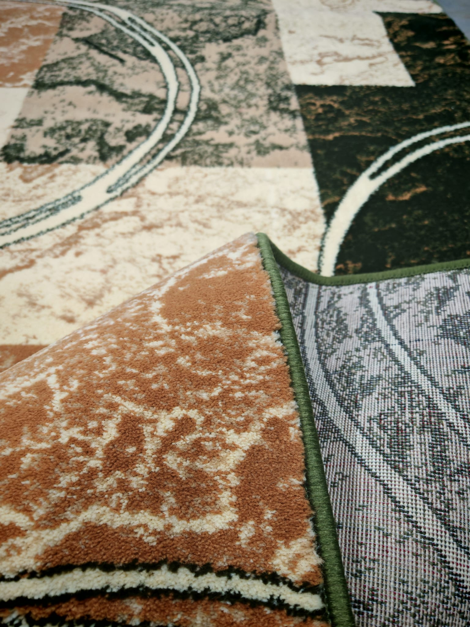 Traversa Covor, Lotos 15001-310, Verde, Latime 200 cm, Diferite Lungimi, 1800 gr/mp [5]