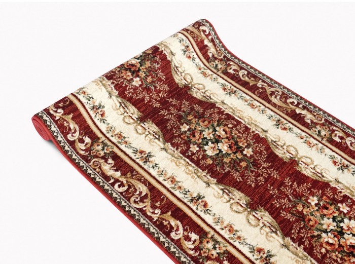 Traversa Covor, Lotos 535, Grena, Latime 100 cm, Diverse Lungimi [3]