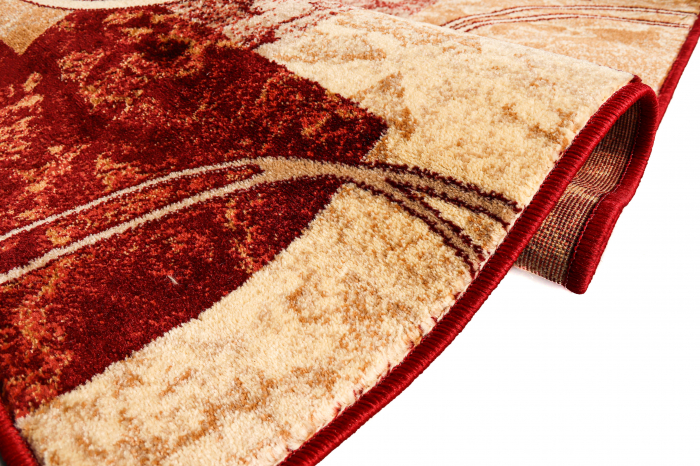 Traversa Covor, Lotos 15001, Grena / Crem, Latime 80 cm, Diverse Lungimi, 1800 gr/mp [5]