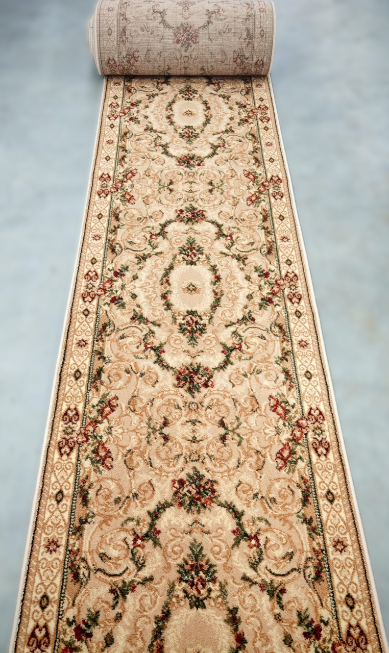Traversa Covor, Lotos 15002, Bej/Crem, Latime 120 cm, Diferite Lungimi [5]