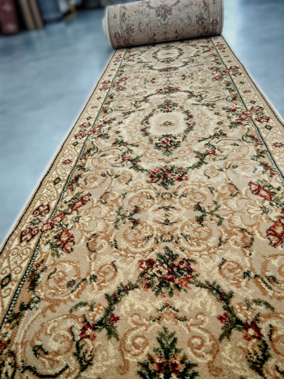 Traversa Covor, Lotos 15002, Bej/Crem, Latime 120 cm, Diferite Lungimi [3]