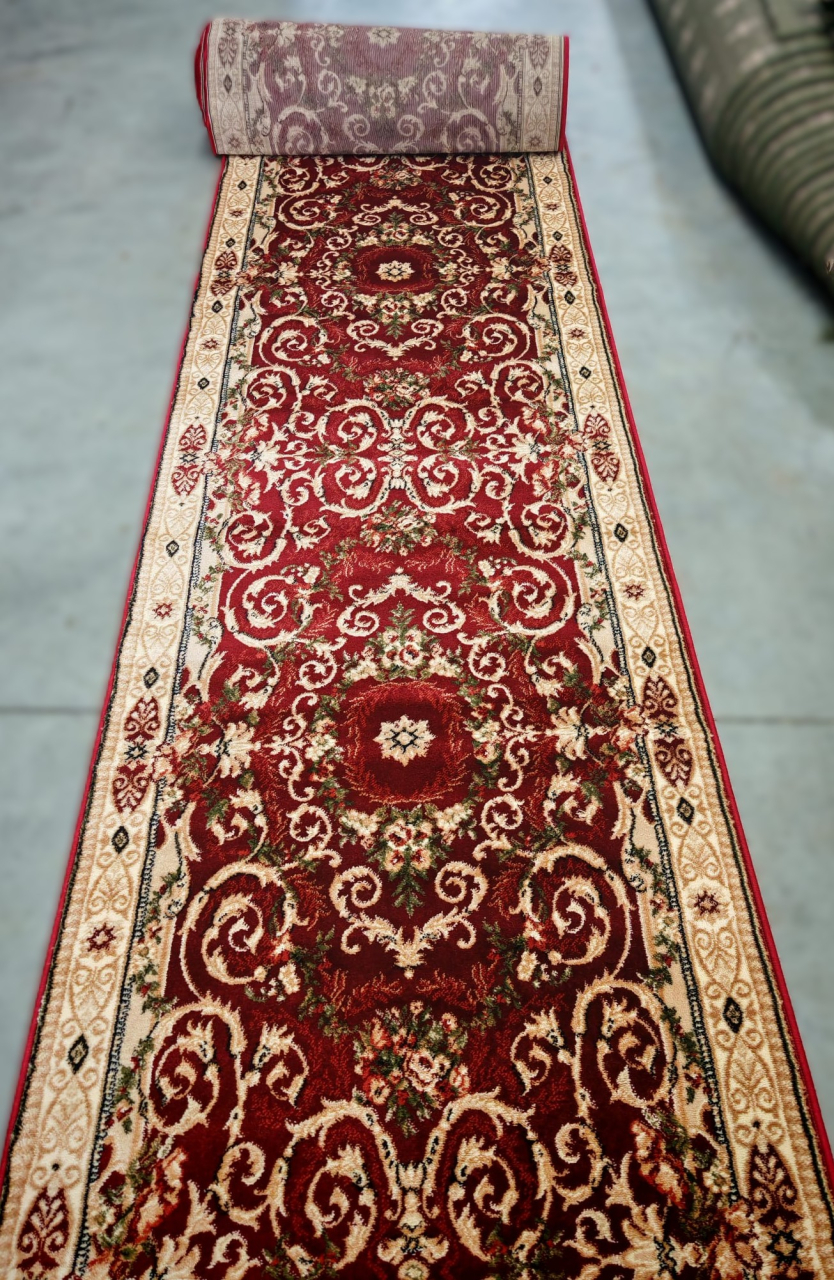 Traversa Covor, Lotos 15002, Grena, Latime 100 cm, Diverse Lungimi [3]
