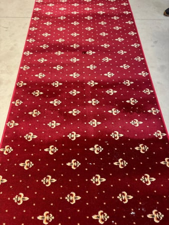 Traversa Covor, Lotos 15066, Rosu, Model Bisericesc, Latime 100 cm, Diverse Lungimi, 1800 gr/mp [4]