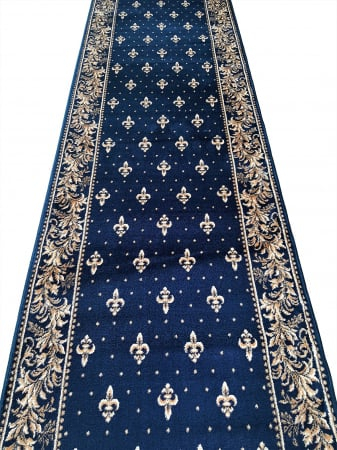 Traversa Covor, Lotos 15033, Albastru, Model Bisericesc, Latime 200 cm [2]