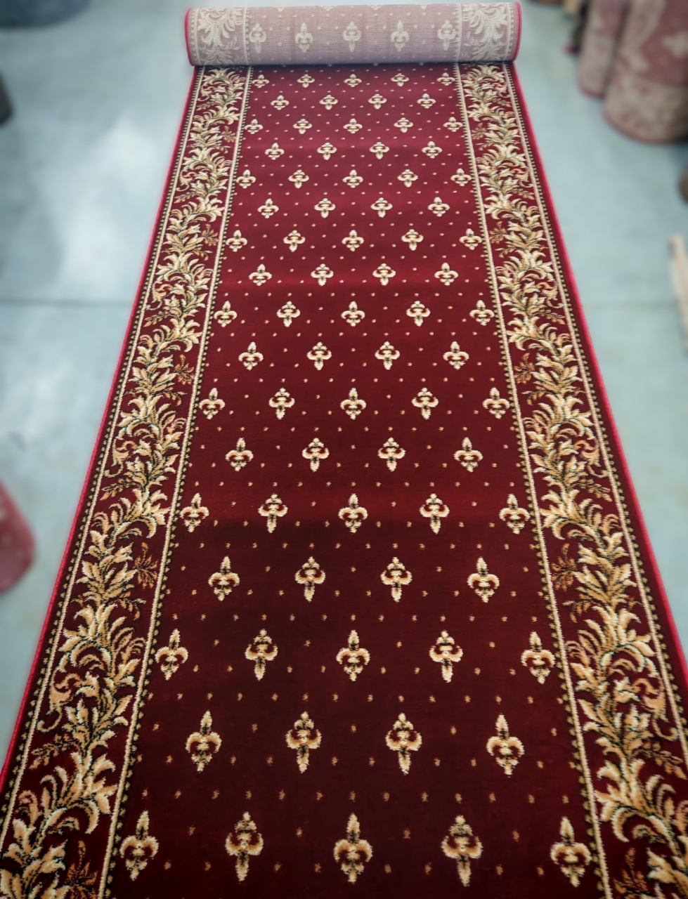 Traversa Covor, Lotos 15033, Grena, Model Bisericesc, Latime 60 cm, Diverse Lungimi [2]