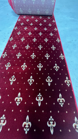 Traversa Covor, Lotos 15033-W, Grena, Model Bisericesc, Latime 120 cm, Diverse Lungimi, 1800 gr/mp [5]