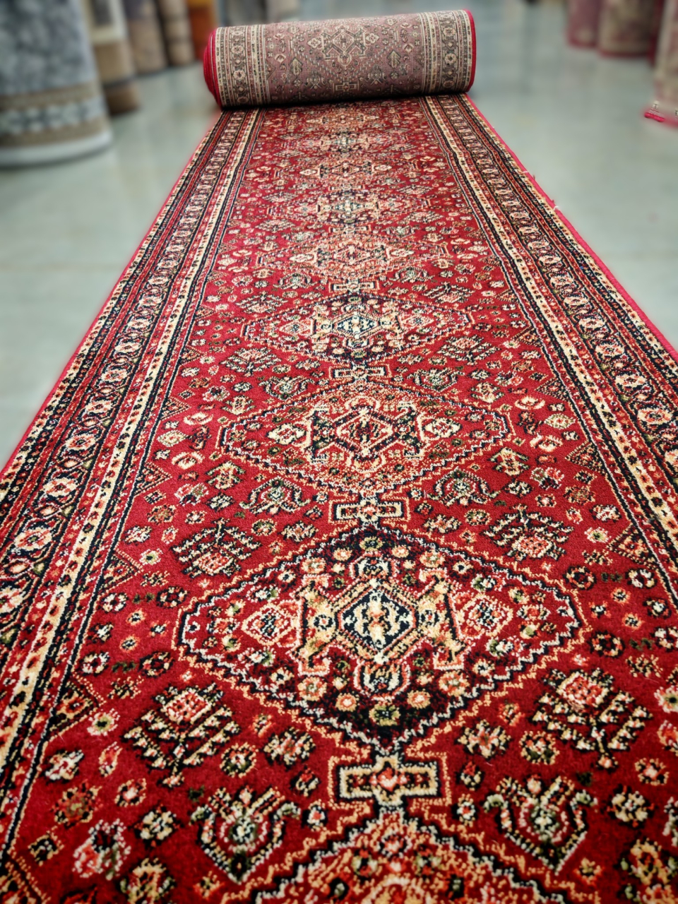 Traversa Covor, Lotos 15040, Grena, Latime 100 cm, Diverse Lungimi, 1800 gr/mp [2]