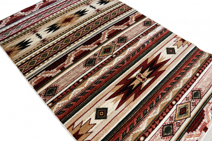 Traversa Covor, Lotos 15080, Bej/Grena, Latime 80 cm, Diverse Lungimi [4]