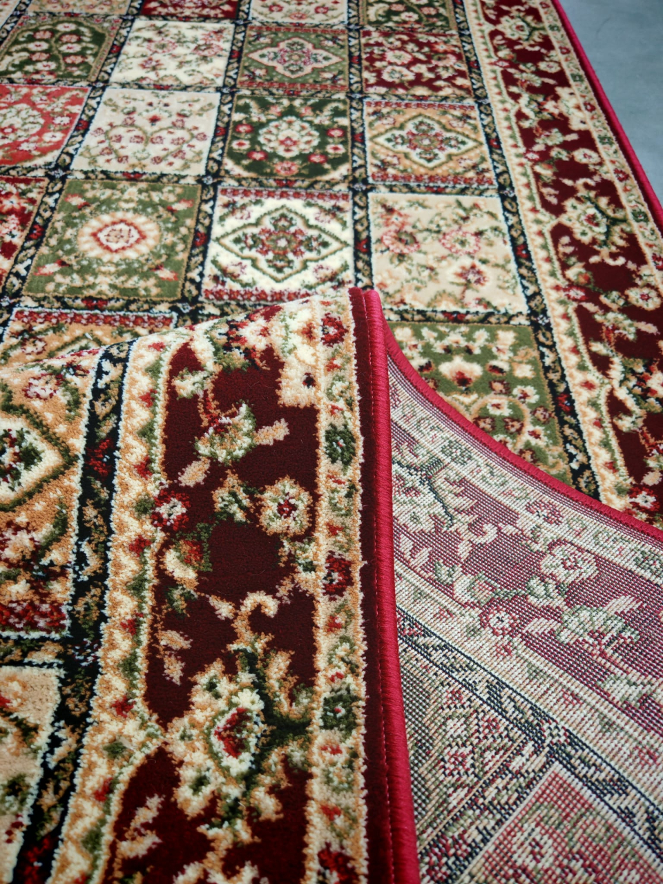 Traversa Covor, Lotos 1518, Rosu, Latime 60 cm, Diverse Lungimi, 1800 gr/mp [6]