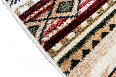 Traversa Covor, Lotos 15080, Bej / Grena, Latime 120 cm, Diverse Lungimi [4]