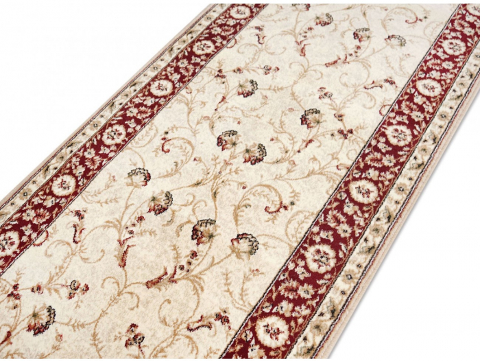 Traversa Covor, Lotos 523, Bej / Grena, Latime 80 cm, Diverse Lungimi, 1800 gr/mp [3]