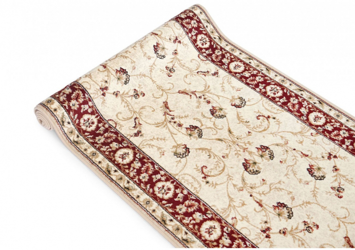 Traversa Covor, Lotos 523, Bej / Grena, Latime 80 cm, Diverse Lungimi, 1800 gr/mp [4]