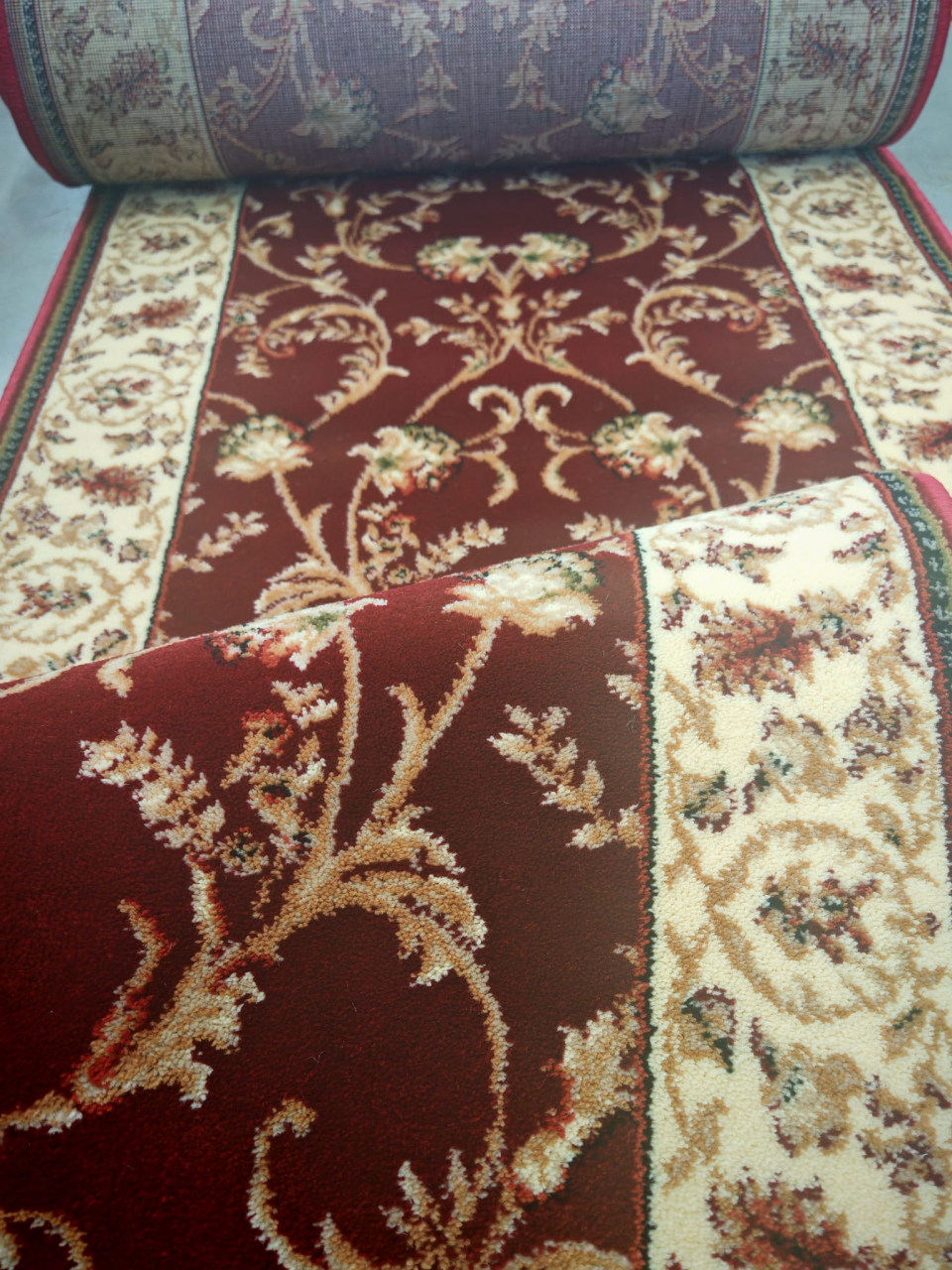 Traversa Covor, Lotos 523, Grena, Latime 120 cm, Diverse Lungimi, 1800 gr/mp [13]