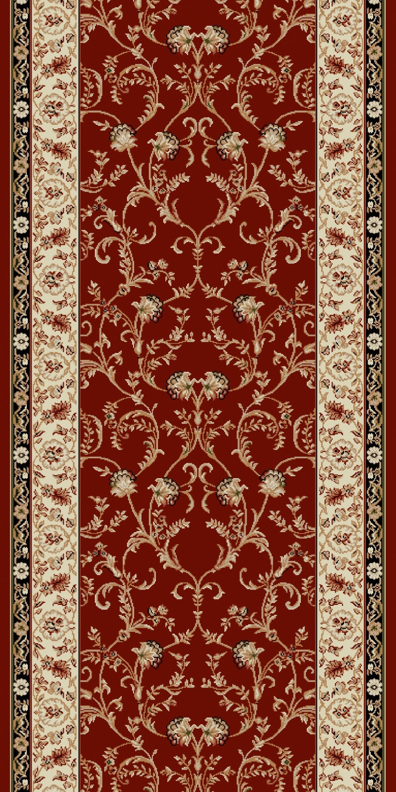 Traversa Covor, Lotos 523, Rosu, Latime 120 cm, Diverse Lungimi, 1800 gr/mp [2]