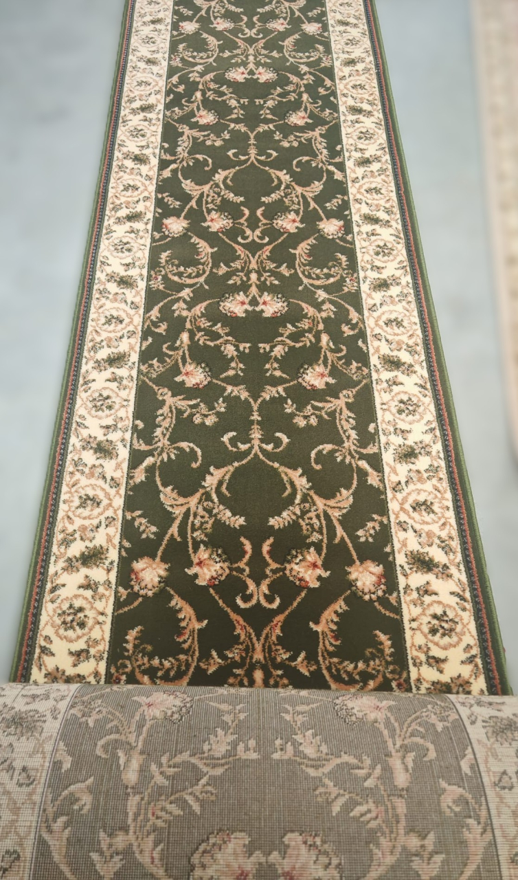 Traversa Covor, Lotos 523, Verde, Latime 100 cm, Diverse Lungimi, 1800 gr/mp [11]