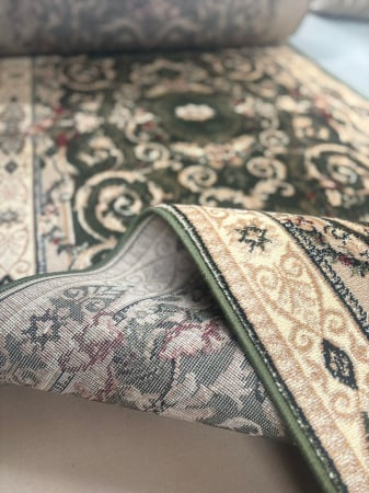 Traversa Covor, Lotos 15002, Verde, Latime 120 cm, Diverse Lungimi [4]